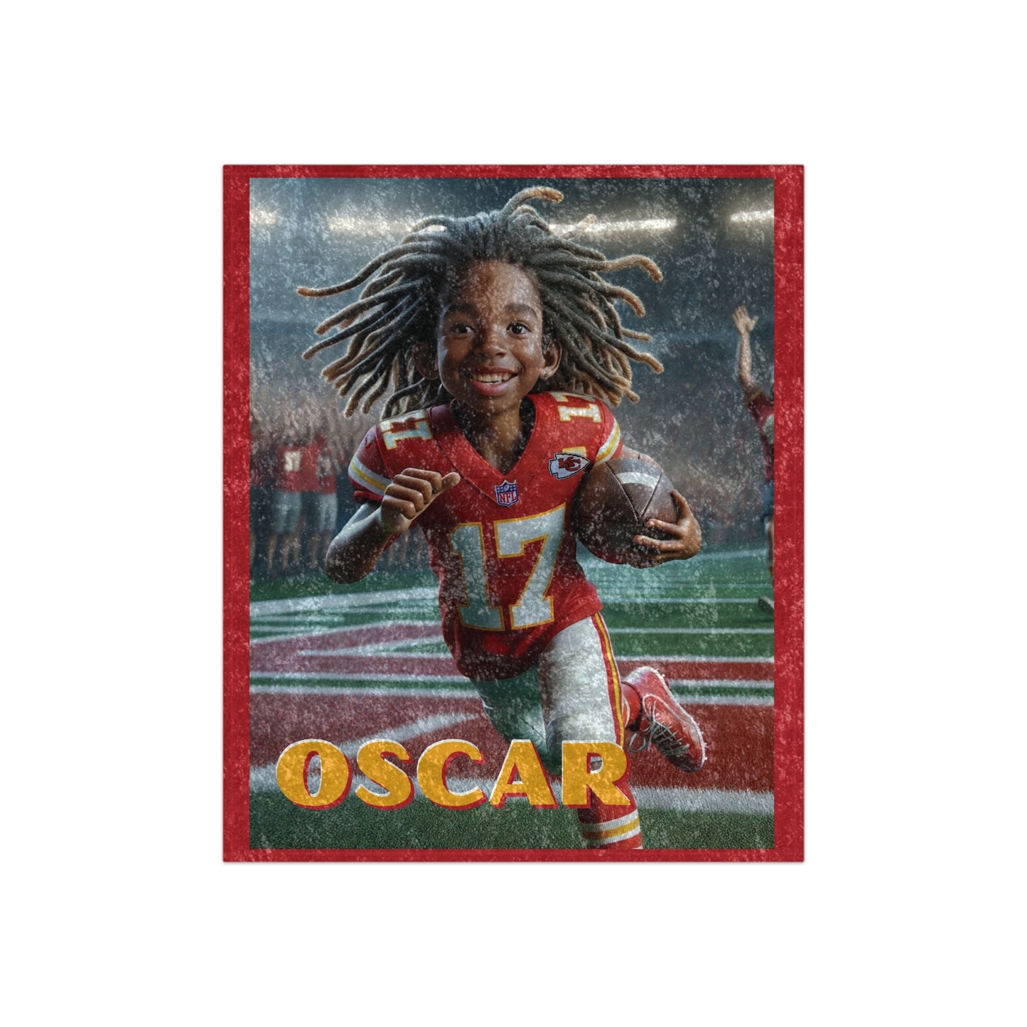 Oscar KCC Crushed Velvet Blanket
