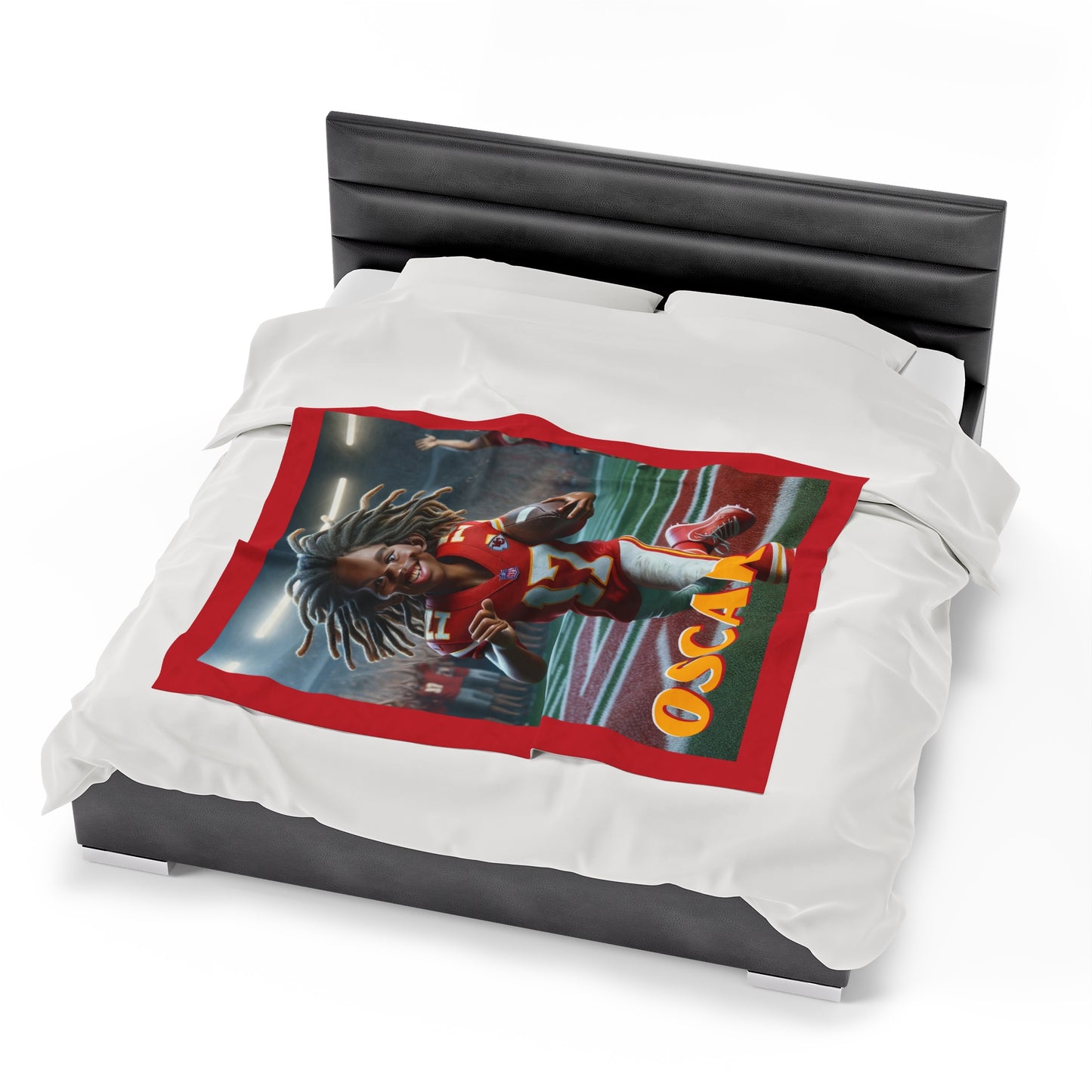 Oscar KCC Cozy Velveteen Plush Blanket