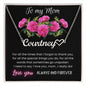 To My Mom Name Necklace with Heart - Best Gift for Mother's Day, Birthday, Christmas