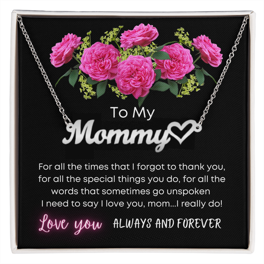 Mom Necklace | Perfect Gift For Mother's Day, Birthday, Christmas, Special Occassion
