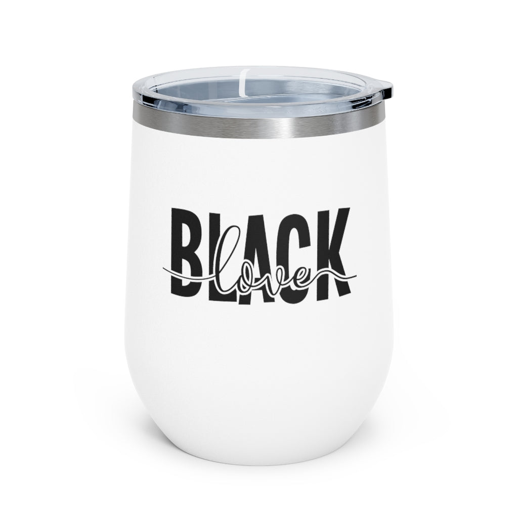 Black Love - 12oz Insulated Wine Tumbler