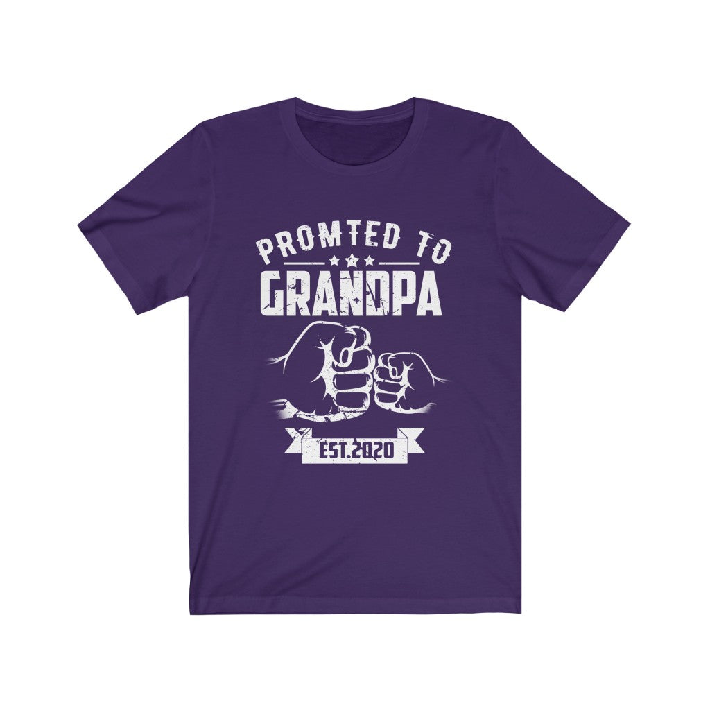Promoted to Grandpa 2020 - Men's Premium T-Shirt - Perfect Gift for Grandpa
