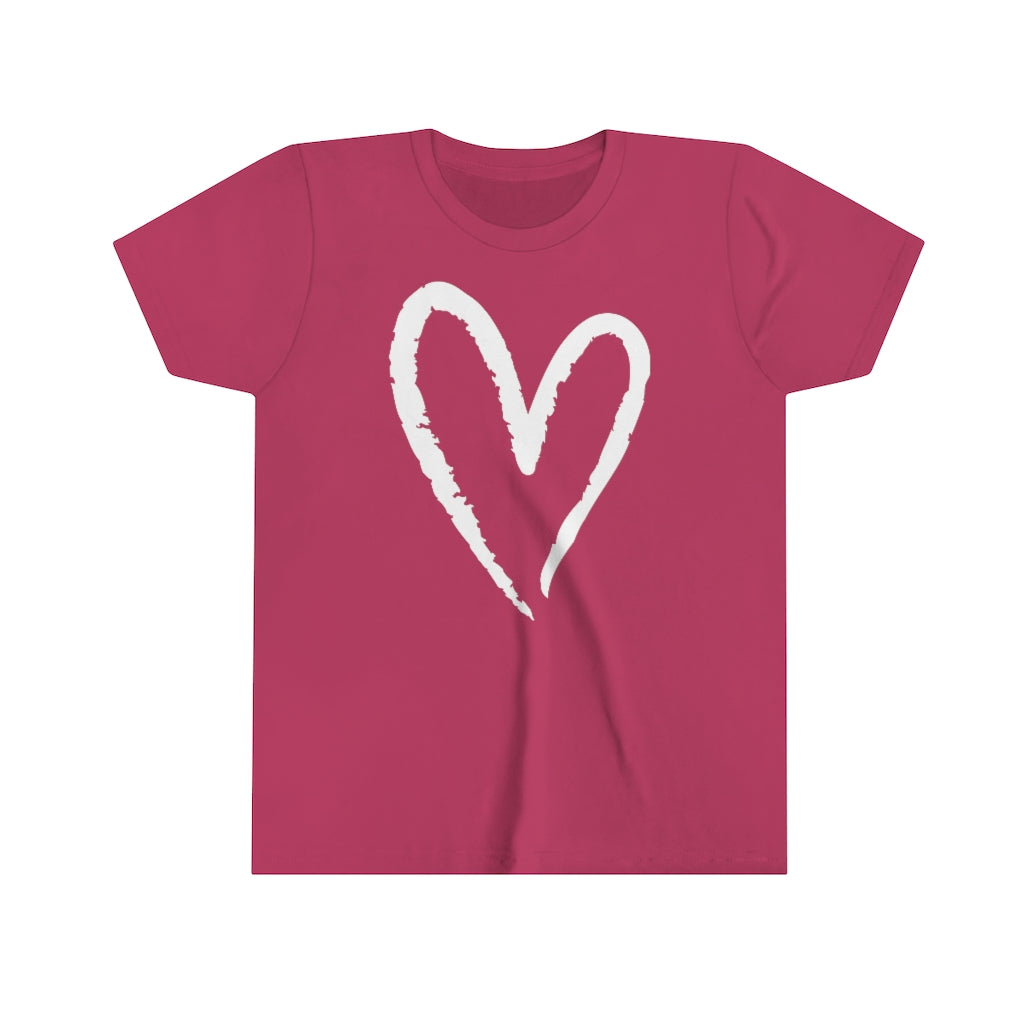 Heart - Grunge Matching Youth Premium T-Shirt for Kids