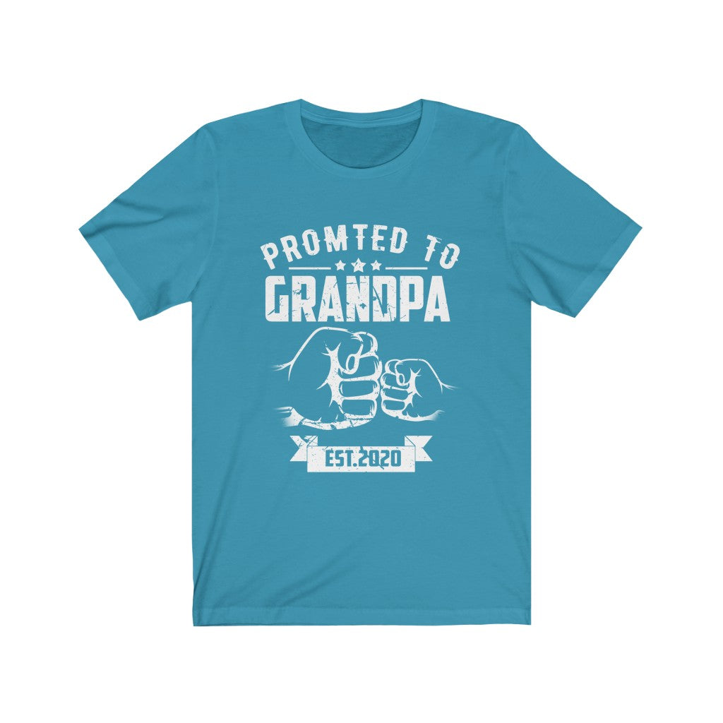 Promoted to Grandpa 2020 - Men's Premium T-Shirt - Perfect Gift for Grandpa