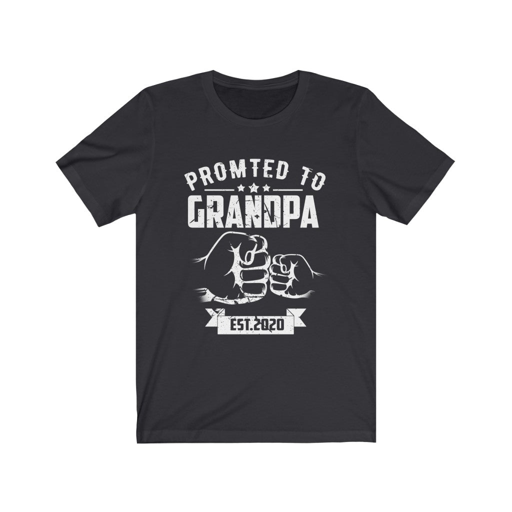 Promoted to Grandpa 2020 - Men's Premium T-Shirt - Perfect Gift for Grandpa