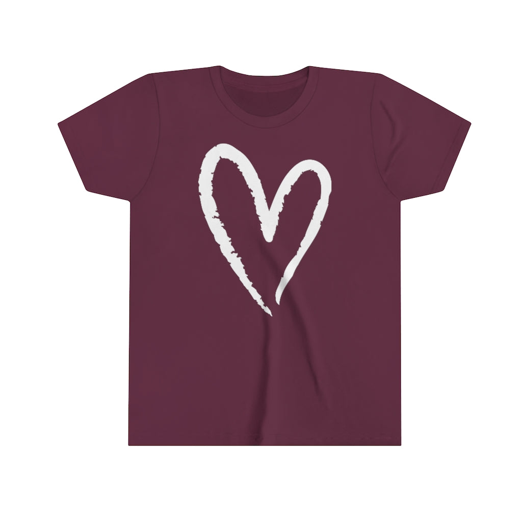 Heart - Grunge Matching Youth Premium T-Shirt for Kids
