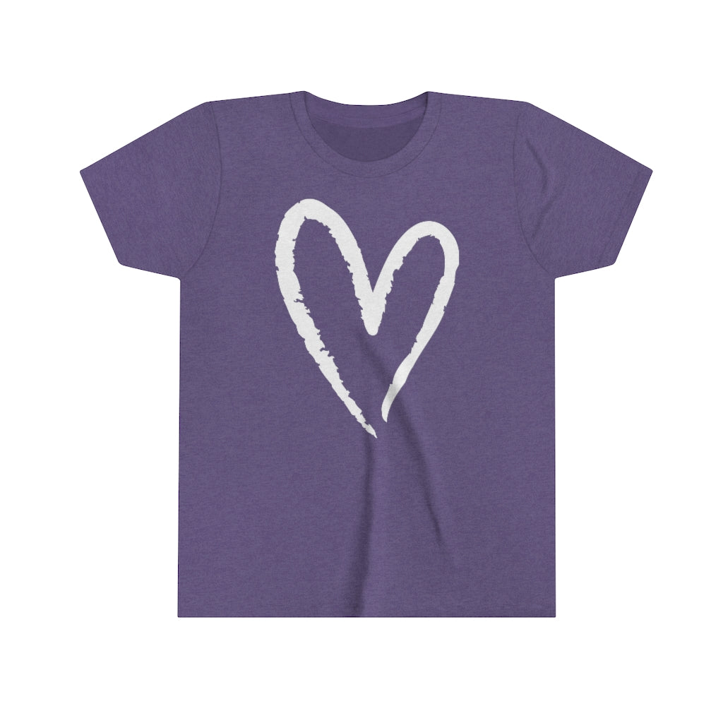 Heart - Grunge Matching Youth Premium T-Shirt for Kids