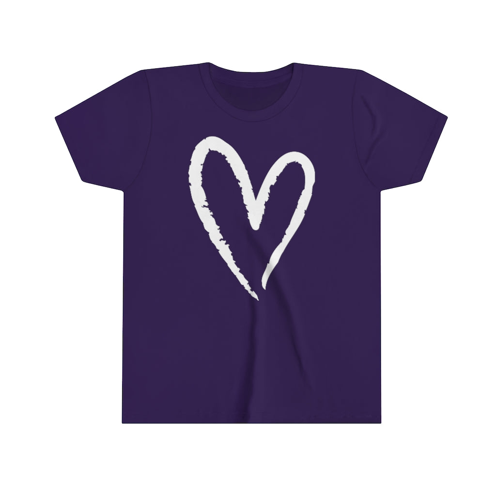 Heart - Grunge Matching Youth Premium T-Shirt for Kids