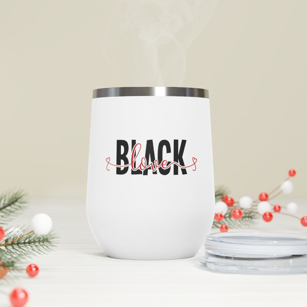 Black Love - 12oz Insulated Wine Tumbler