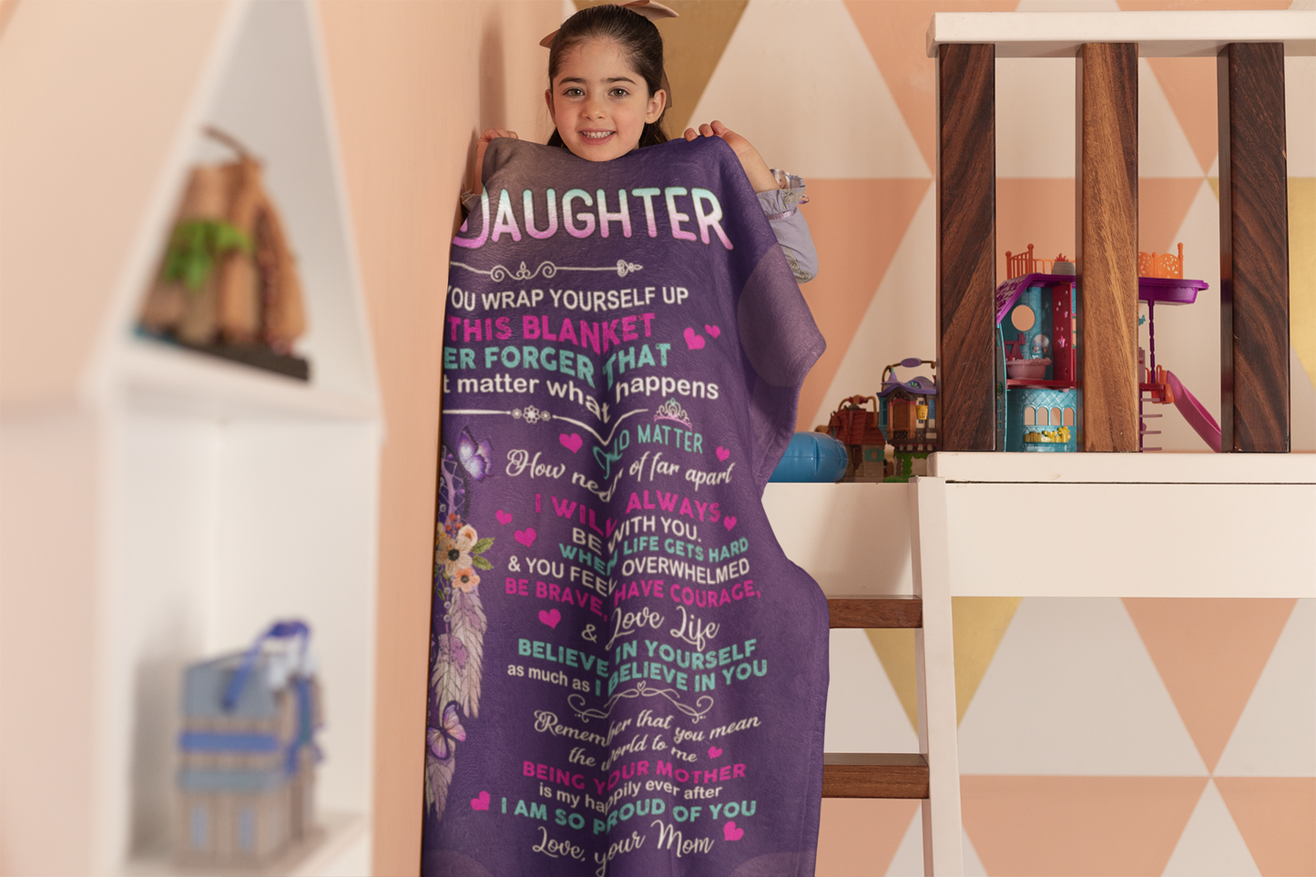 Daughter When You Wrap yourself Blanket