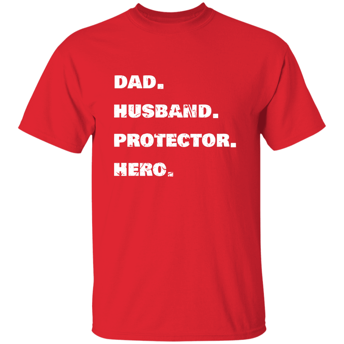 Dad. Husband. Protector. Hero. | Men's Premium T-Shirt | Perfect Gift for Dad and Husband