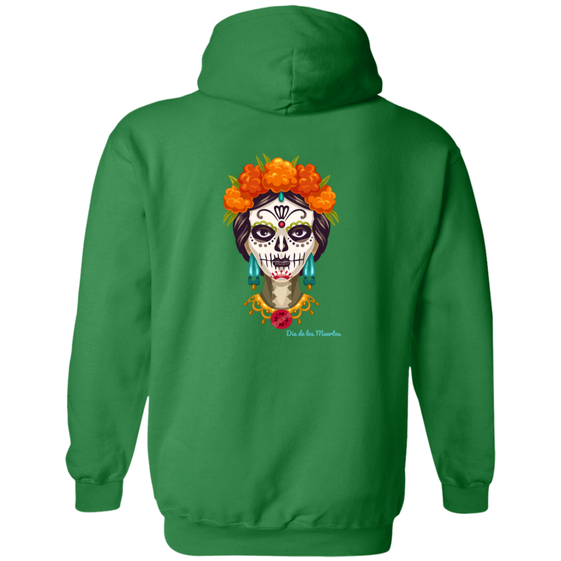 Dia De Los Muertos (Day of The Dead) Halloween Zip Up Hoodie