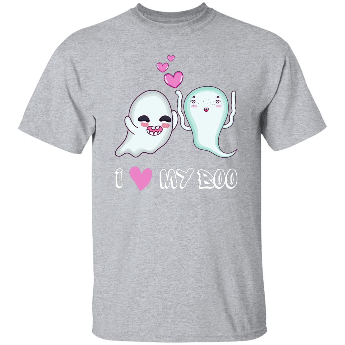 I Love My Boo Halloween Matching T-Shirt 2
