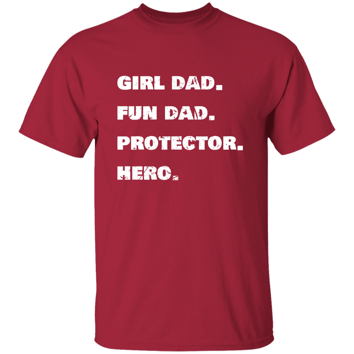 Girl Dad. Fun Dad. Protector. Hero. | Men's Premium T-Shirt | Perfect Gift for Dad