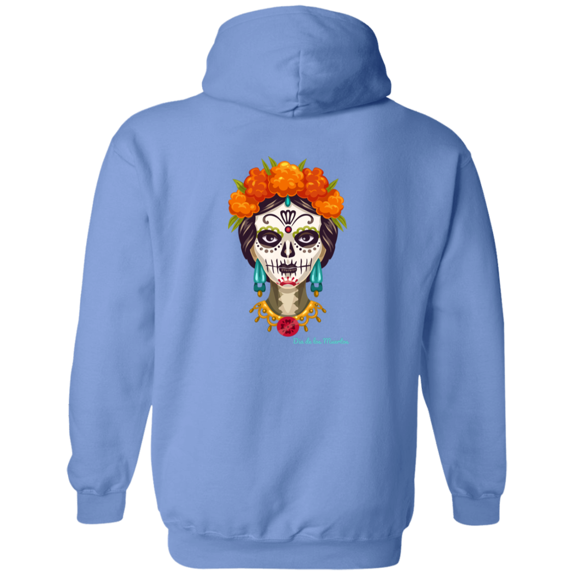 Dia De Los Muertos (Day of The Dead) Halloween Zip Up Hoodie