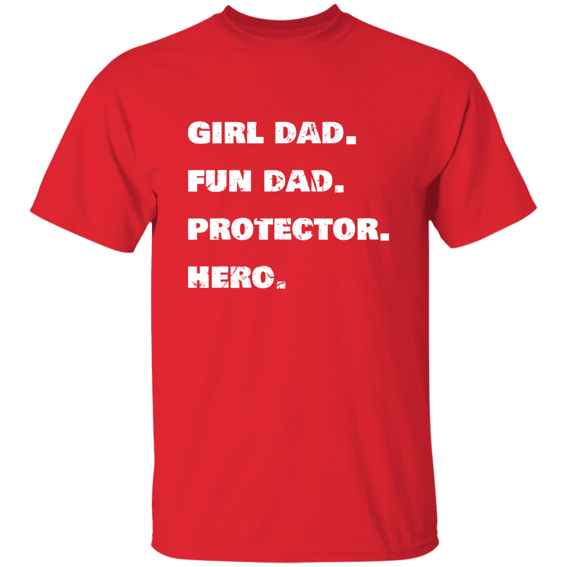 Girl Dad. Fun Dad. Protector. Hero. | Men's Premium T-Shirt | Perfect Gift for Dad