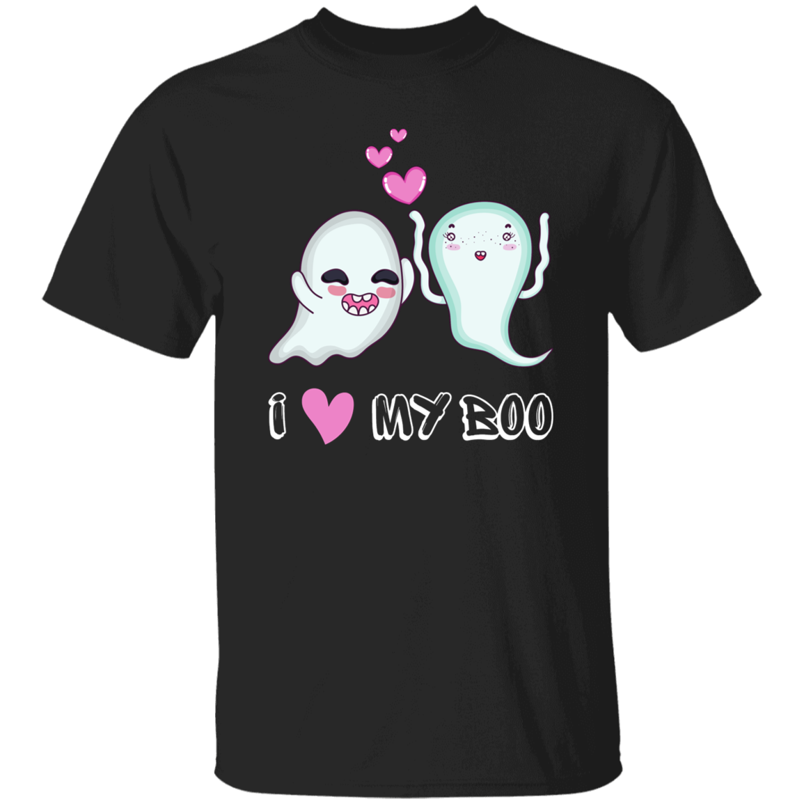 I Love My Boo Halloween Matching T-Shirt 2