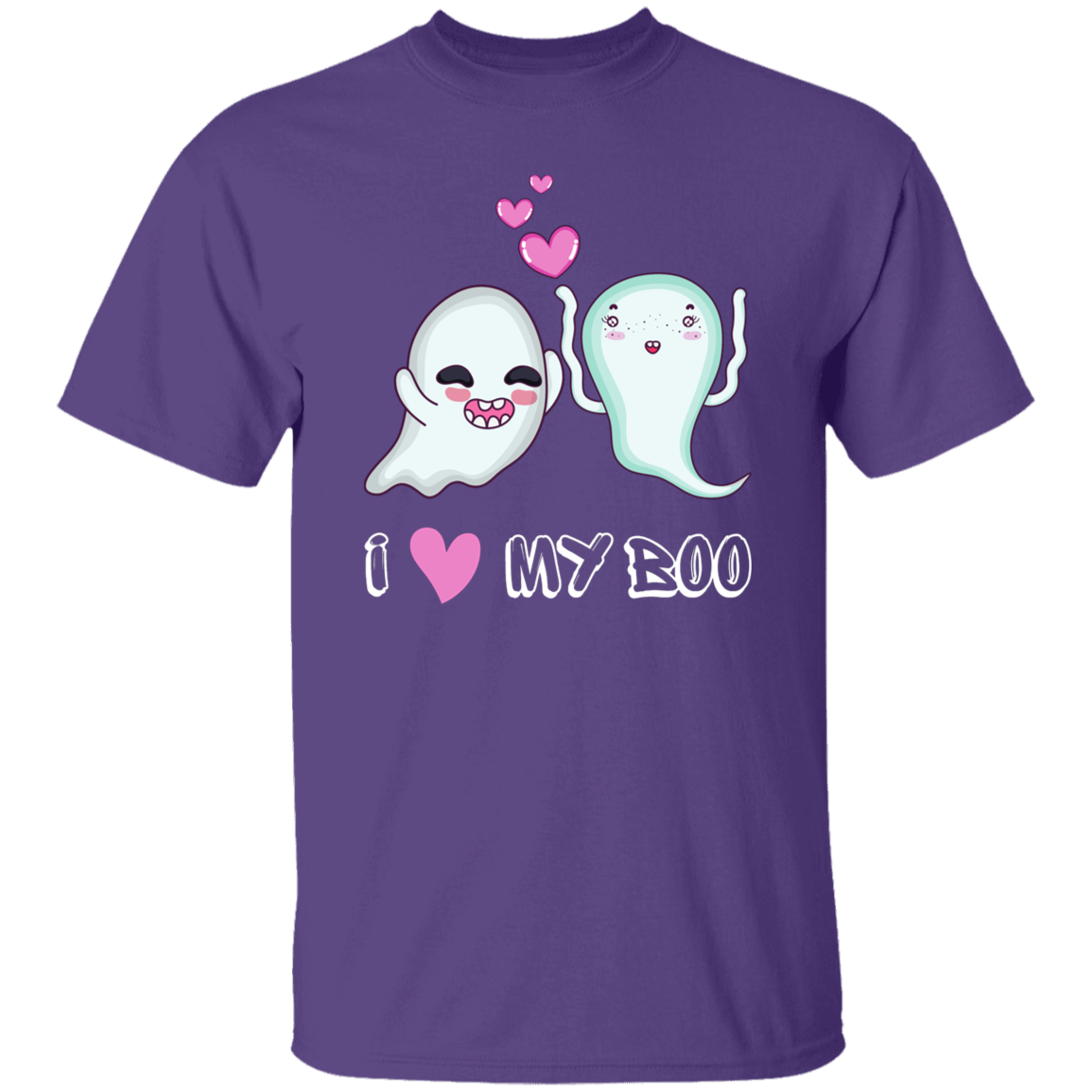 I Love My Boo Halloween Matching T-Shirt 2