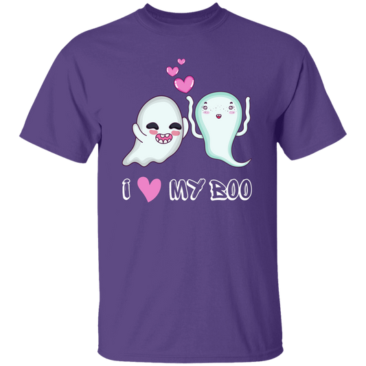 I Love My Boo Halloween Matching T-Shirt 2
