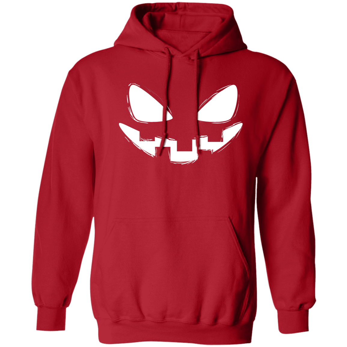 Pumpkin Face Halloween Pullover Hoodie