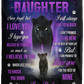 Daughter Black Panther Cozy Plush Fleece Blanket