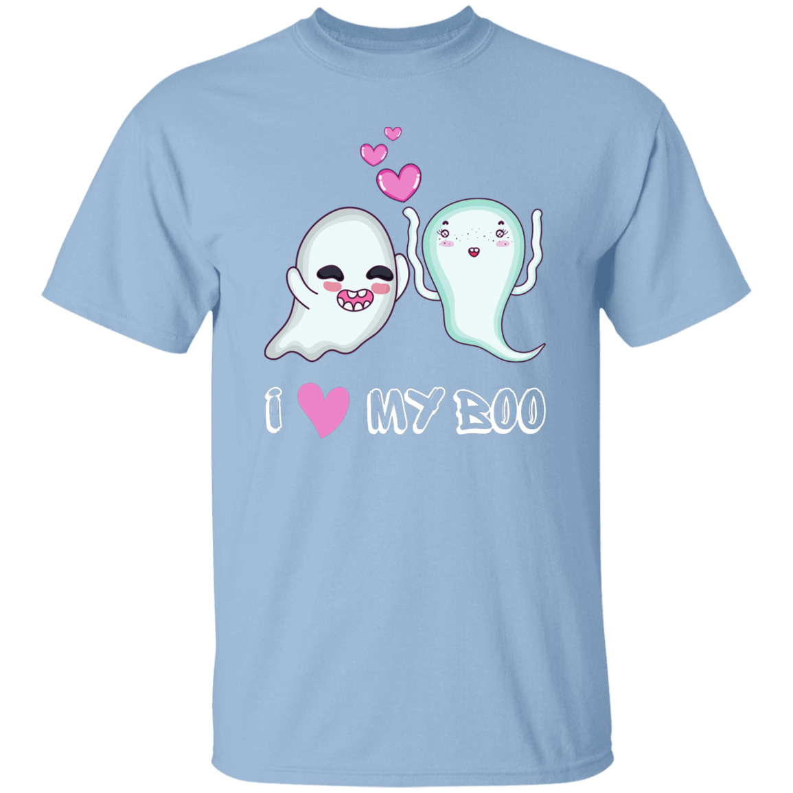 I Love My Boo Halloween Matching T-Shirt 2
