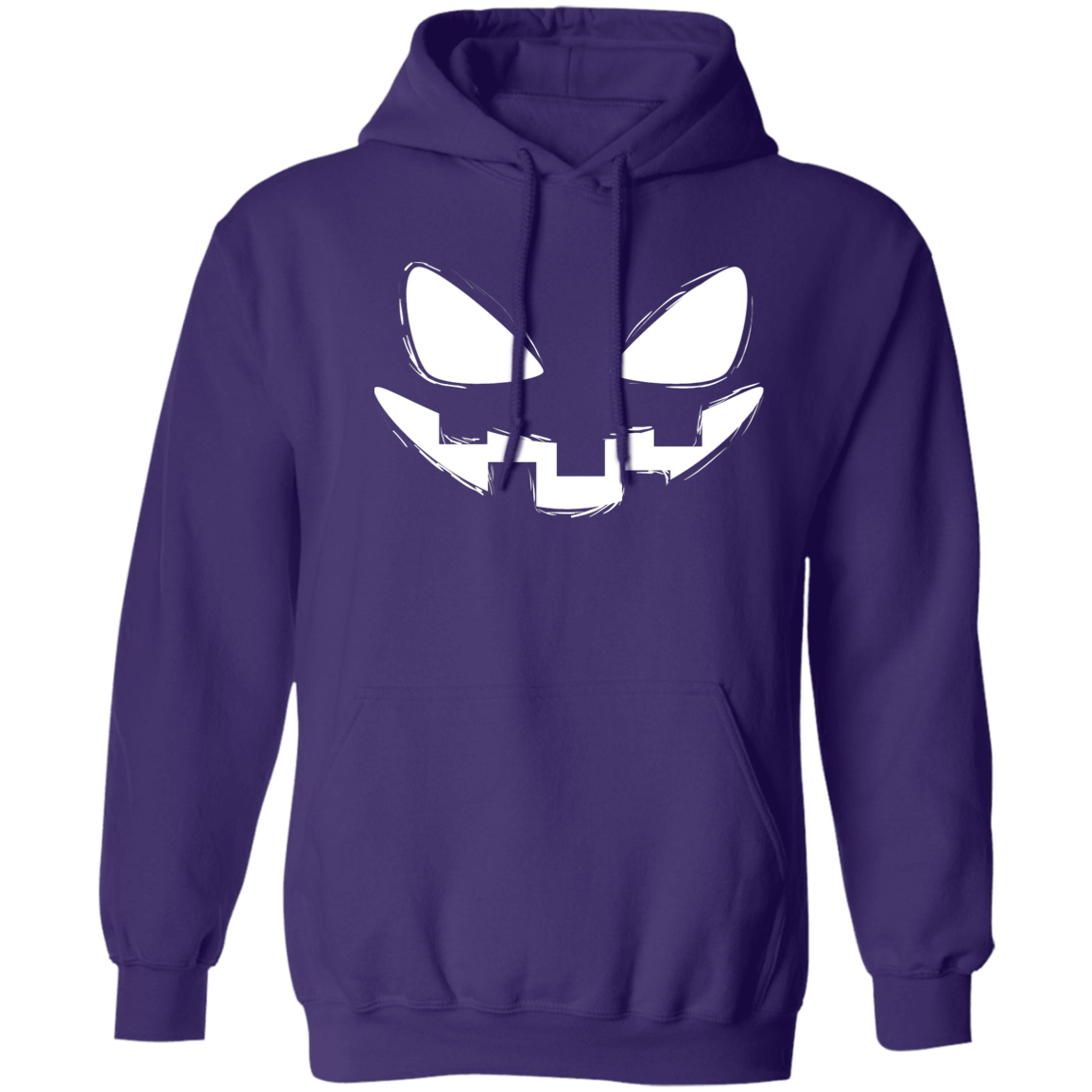Pumpkin Face Halloween Pullover Hoodie