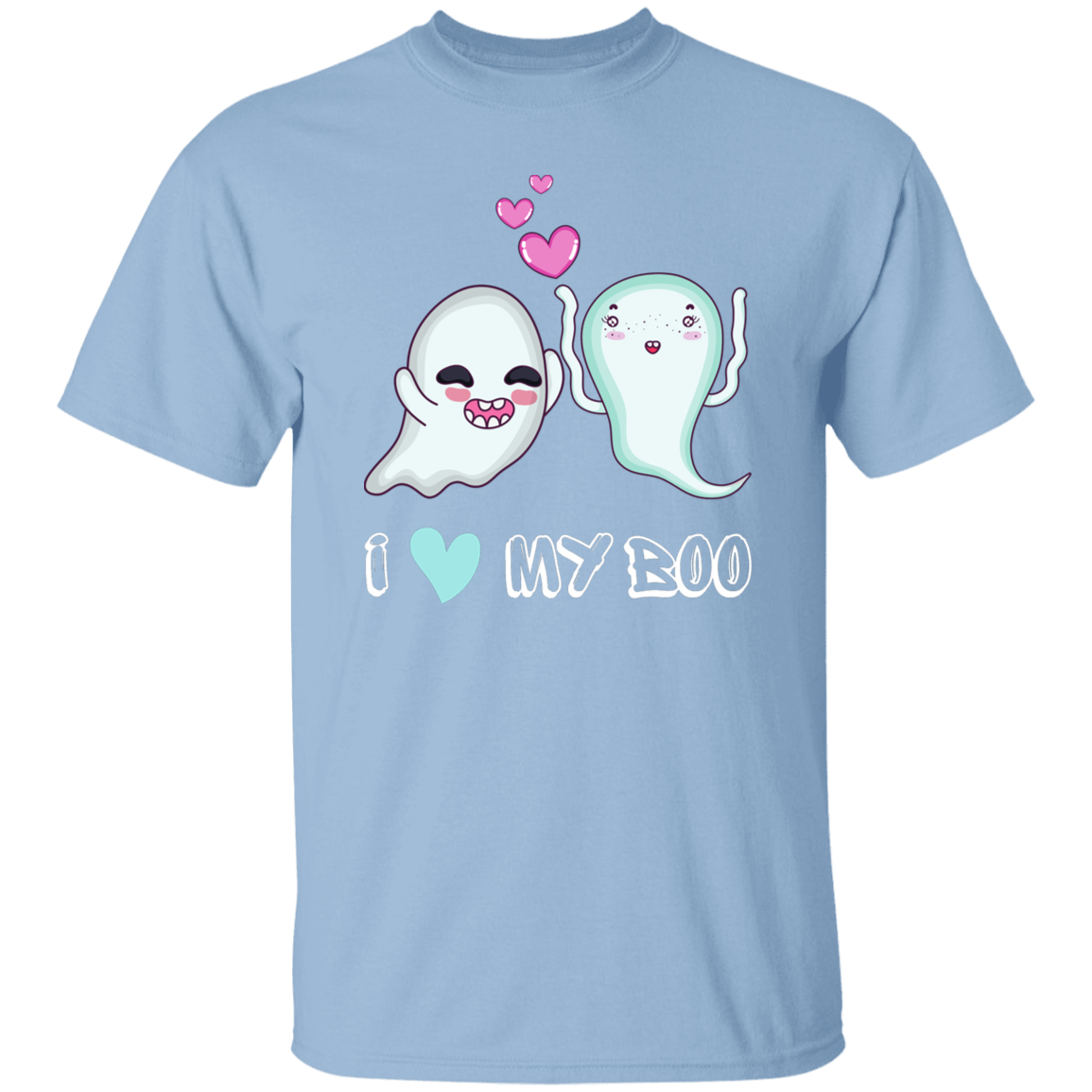 I Love My Boo Halloween Matching T-Shirt 1