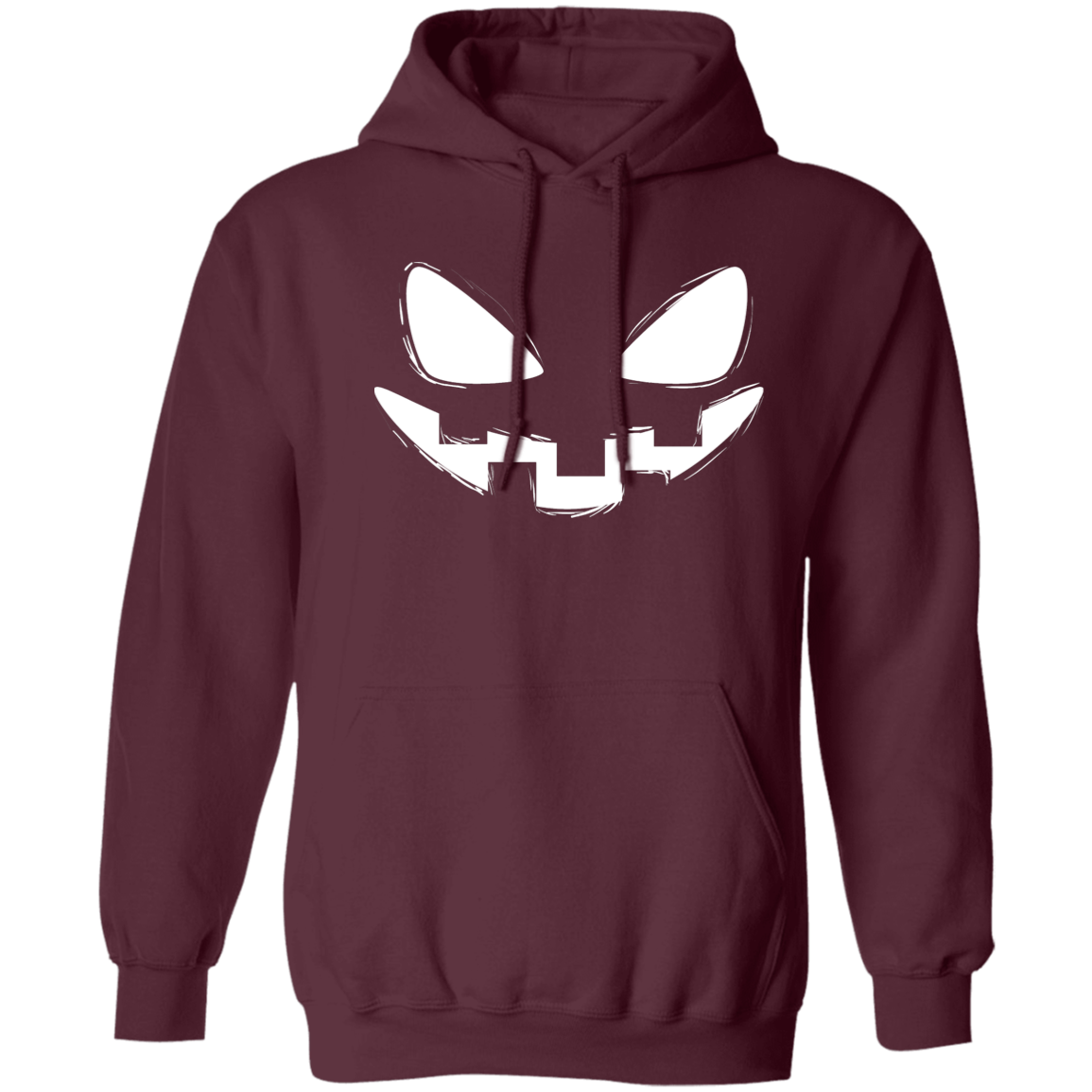 Pumpkin Face Halloween Pullover Hoodie