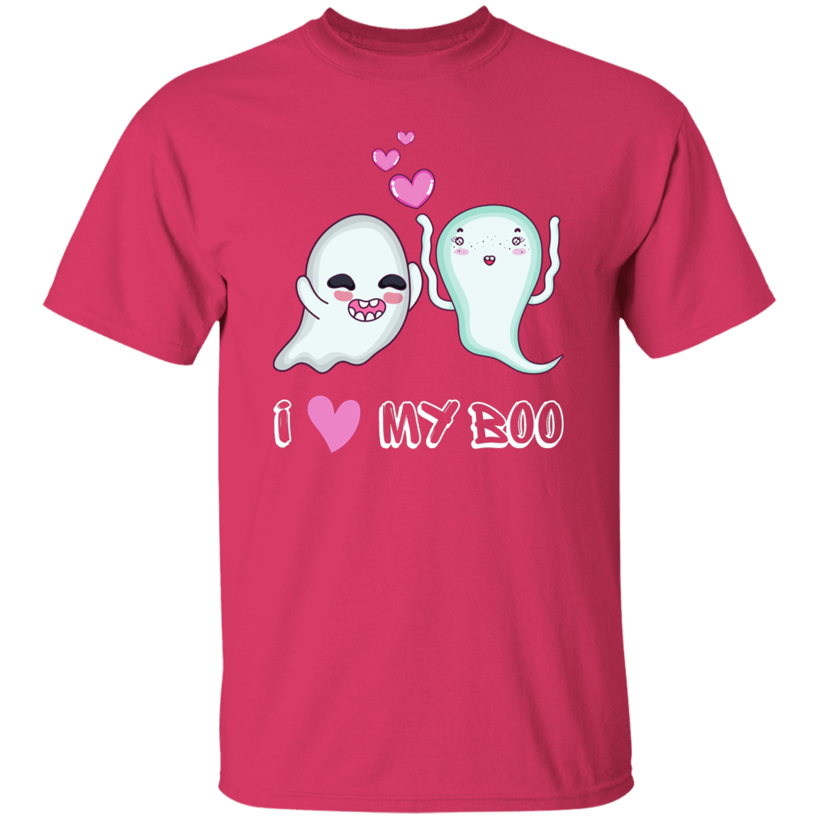 I Love My Boo Halloween Matching T-Shirt 2