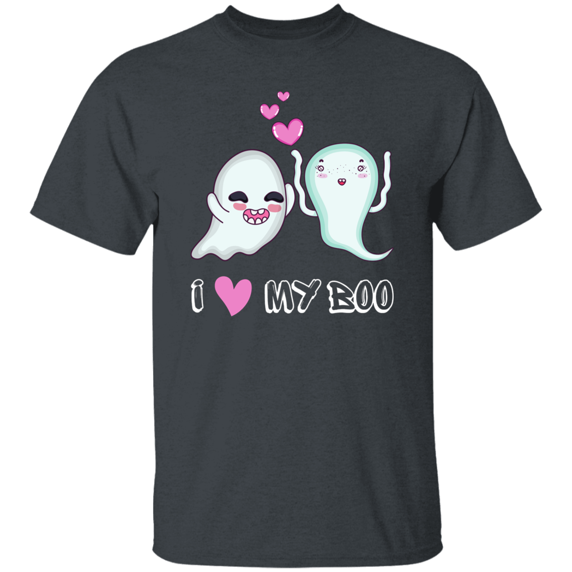 I Love My Boo Halloween Matching T-Shirt 2