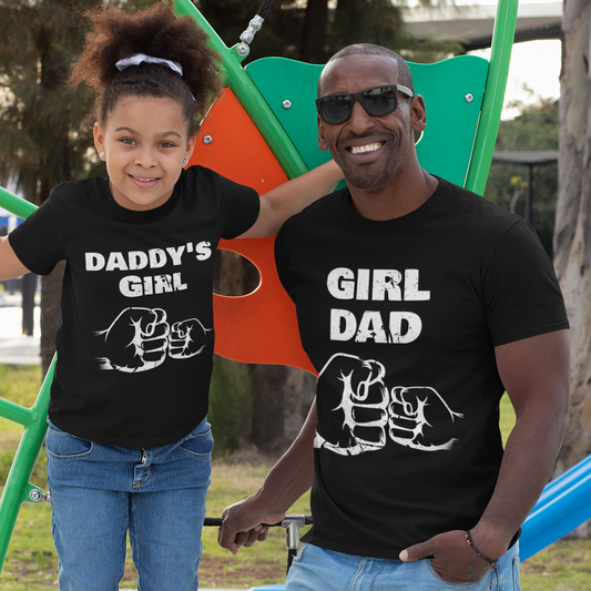 Girl Dad Fist Bump | Men's Premium T-Shirt | Perfect Gift for Dad