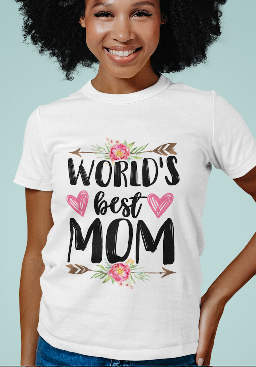 World's Best Mom - Premium Soft Tshirt - Perfect Gift for Mom