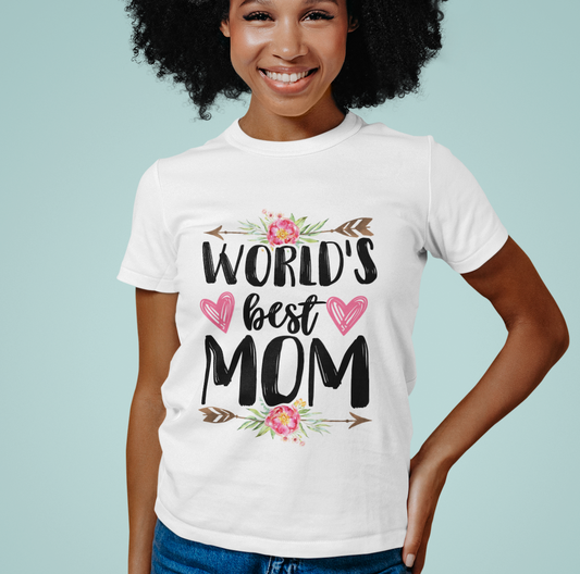 World's Best Mom - Premium Soft Tshirt - Perfect Gift for Mom