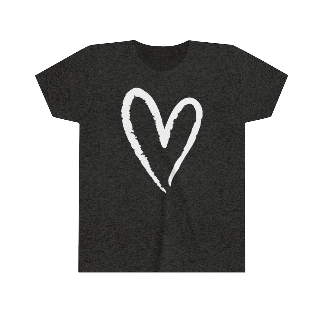 Heart - Grunge Matching Youth Premium T-Shirt for Kids