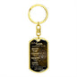 My Son Lion Key Chain Braver Stronger Loved