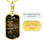 My Son Lion Key Chain Braver Stronger Loved