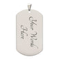 Black Panther Blue Braver Stronger | Dog Tag | Gift For Son