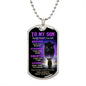 Black Panther Braver Stronger | Dog Tag | Gift For Son