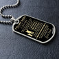 To My Son | Dog Tag | Love Dad