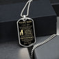 To My Son | Dog Tag | Love Dad