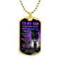 Black Panther Braver Stronger | Dog Tag | Gift For Son