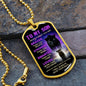 Black Panther Braver Stronger | Dog Tag | Gift For Son