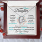 To My Bonus Daughter - Forever Love Necklace