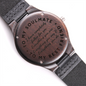 To My Soulmate - To My Best Friend - Engraved Wooden Watch