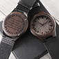 To My Soulmate - To My Best Friend - Engraved Wooden Watch