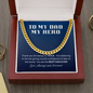 My Dad My Hero | Cuban Link Chain