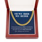 My Dad My Hero | Cuban Link Chain