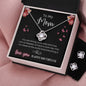 To My Mom | Love Knot Necklace and Earring Set