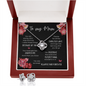 To My Mom - Love Knot Necklace and Earrings Set